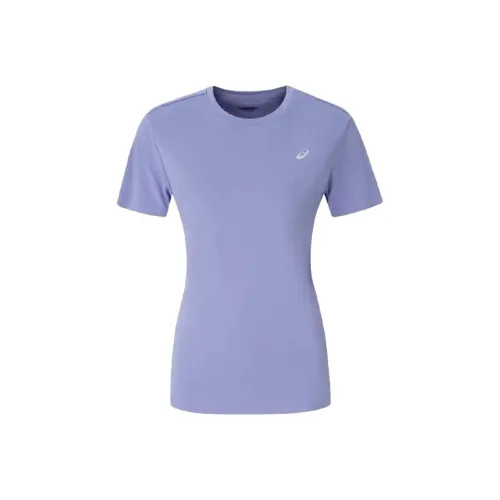 Asics SS25 Стандартная T-рубашка Женская Фиолетовая
