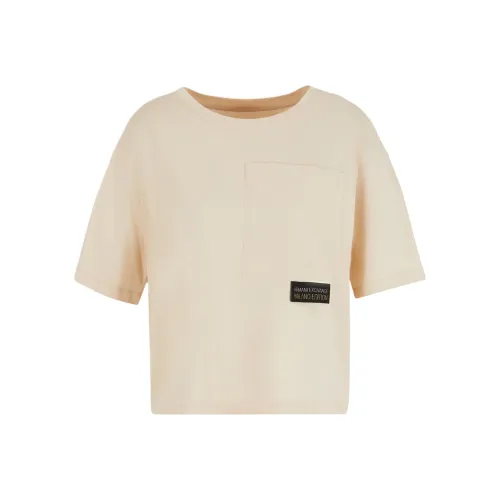 ARMANI EXCHANGE SS24 T Рубашка Женская Абрикос