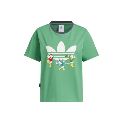 Adidas Зеленые Женские Футболки