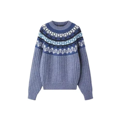 Loro Piana синий-фиолетовый женские свитеры