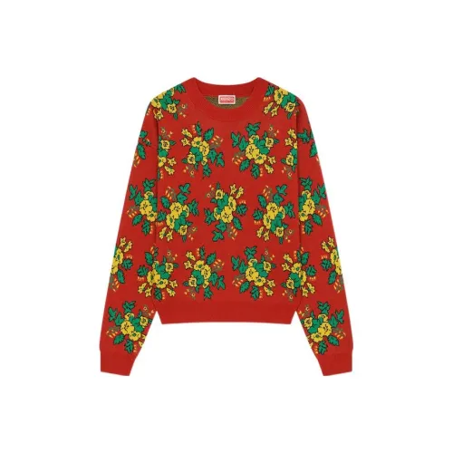 Kenzo X Nigo FW22 Красный Женские Свитеры