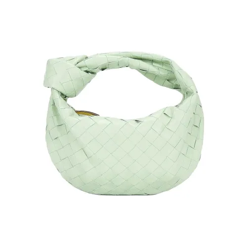 Bottega Veneta Jodie Кожа Сумка Мини Женская Зеленая