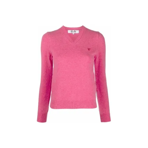 COMME DES GARCONS SHIRT Розовый Женские Свитеры