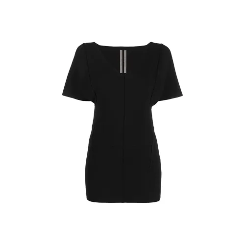RICK OWENS Черные Женские Т-рубашки