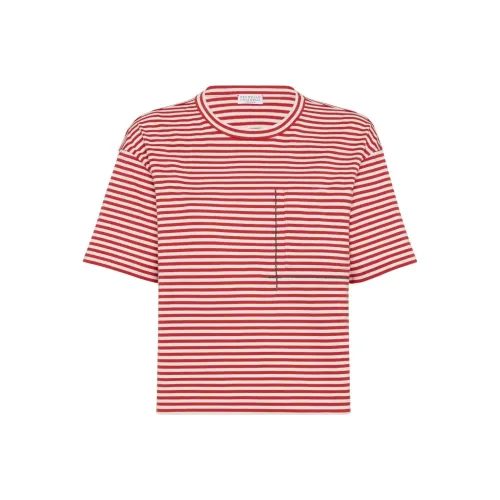 Brunello Cucinelli Женские Рубашки T Красного Цвета