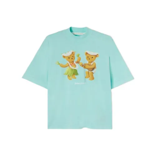 PALM ANGELS Неоновый зеленый Женские футболки