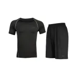 Набор (черный топ+черные шорты)