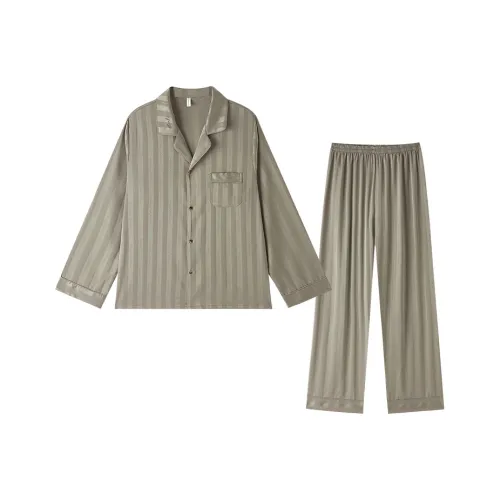 LUYOUYE Пижамный комплект мужской лесной зеленый