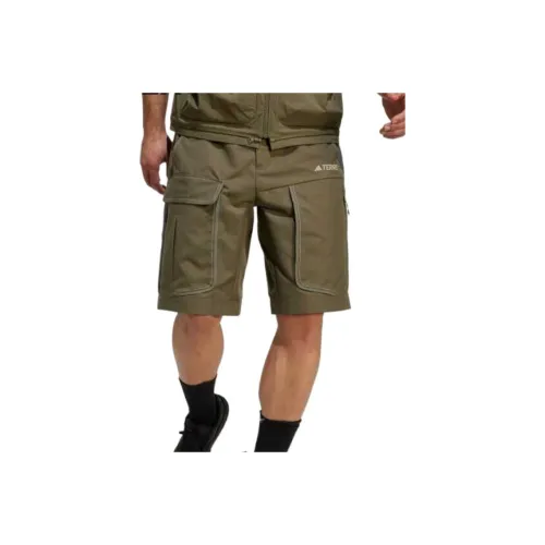 Adidas Terre SS25 Спортивные шорты Мужские Оливково-зеленые