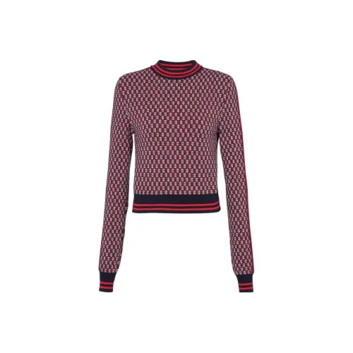 BALMAIN SS23 Свитер Женский Красный