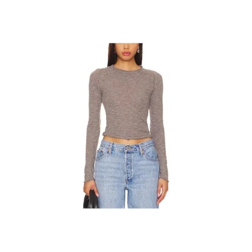 FREE PEOPLE T-рубашка женская серая