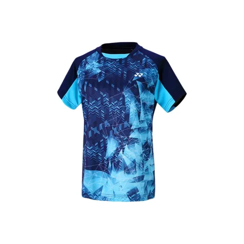 YONEX Реглан рукав T-рубашка Женская Темно-синий