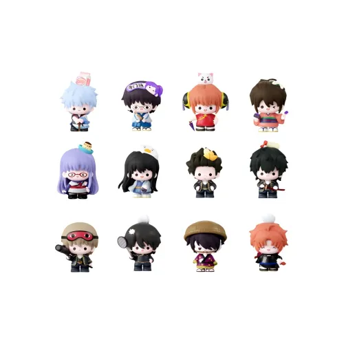 MAILEWEIMEI Gintama First Bullet Moe Play Series Blind Box Single Mystery Box Коробка Целая Коробка 12 шт