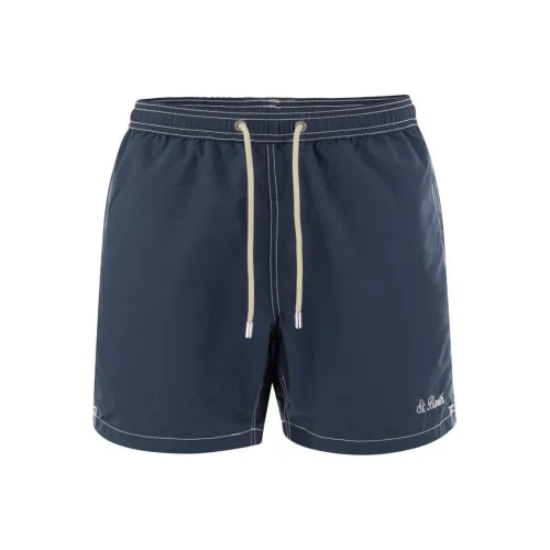 MC2 SAINT BARTHELEMY Повседневные шорты Мужские Темно-синие