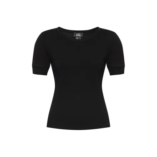 A.P.C x Katie Holmes FW24 T Рубашка Женская Черная