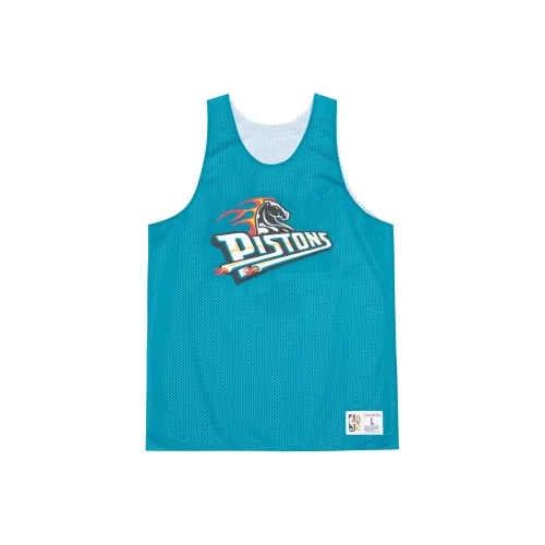 MITCHELL NESS Баскетбольная Джерси Унисекс Синяя Зеленая