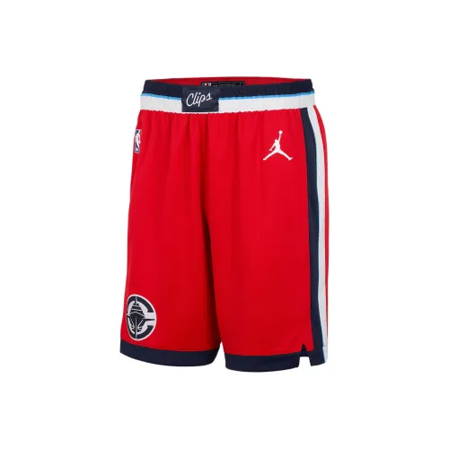 Джордан Los Angeles Clippers Red Мужские спортивные шорты
