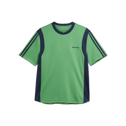 Adidas Originals x Wales Bonner WALES BONNER Co Бренд FW23 Футбол Джерси Унисекс Зеленый