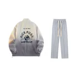 Комплект (Серый топ + Серые повседневные штаны)