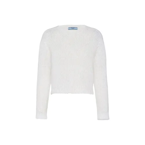 PRADA SS24 Свитер Женский Белый