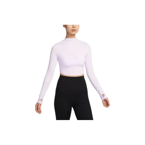 NIKE Фиолетовые Женские Футболки