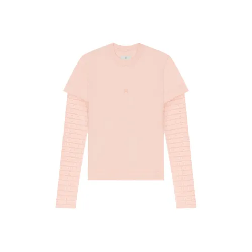 GIVENCHY SS24 T Рубашка Женская Розовая Красная