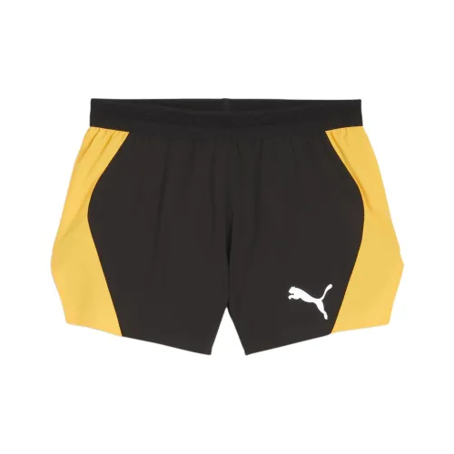 PUMA RUN VELOCITY Повседневные шорты Мужские Черные Желтые