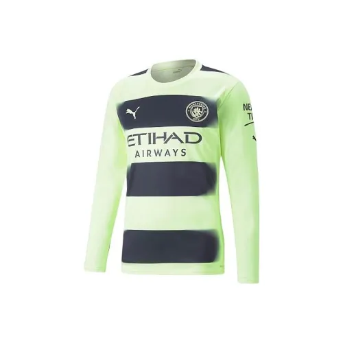 PUMA Manchester City Футбол Джерси Мужской Зеленый