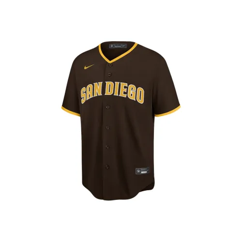 Nike MLB Коллаборация SAN DIEGO PADRES Fernando Tatis Jr. Баскетбольная Джерси Мужская Коричневая
