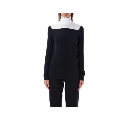 RAF SIMONS Черные Женские Футболки