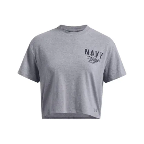 Under Armour Все DayCollegiate Обычный T-Рубашка Женская Серого цвета