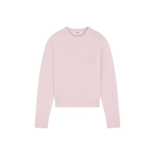 Maison Kitsune FW24 Свитер Женский Светло-Розовый
