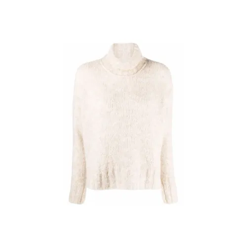 MM6 MAISON MARGIELA FW21 Свободный крой Свитер Женский Белый