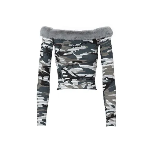 JYOSEI Т-рубашка с оборванным рукавом женская многоцветная