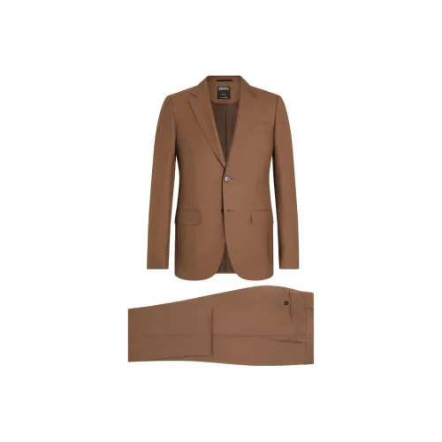 Zegna Бизнес-костюм мужской шоколад