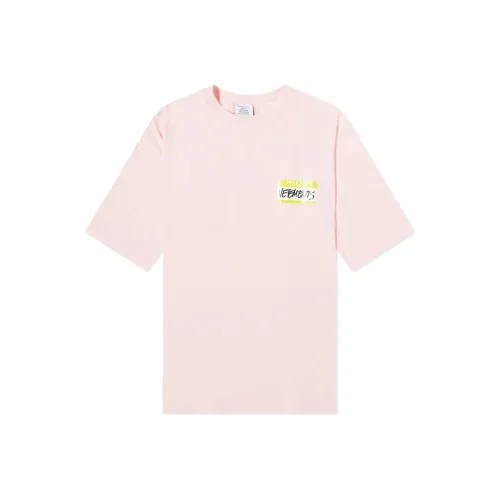 Vetements Розовые Женские Футболки