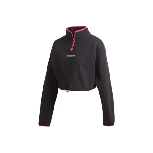 Adidas Originals x BLANC КРОП ТОП Женский Черный Красный