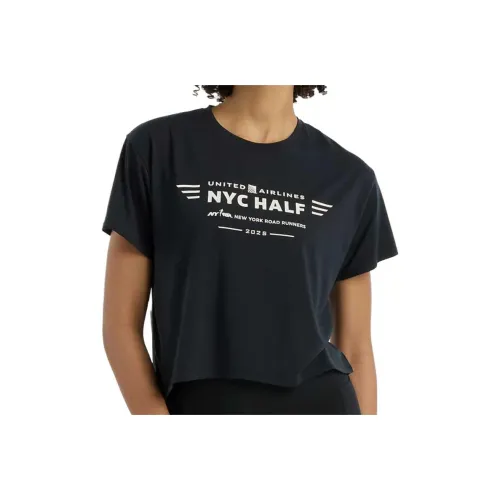 New Balance United Airlines NYC T-Shirt Женская Черная