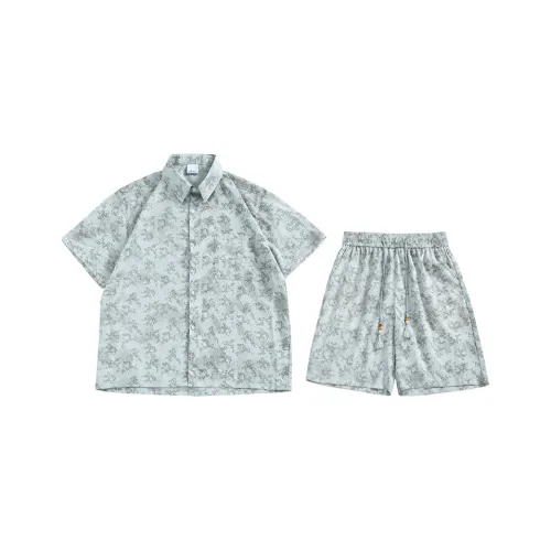 Goods Engraving Рубашка Комплект Унисекс Серый