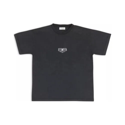 Balenciaga FW22 T-Shirt Женская Черная Свободного кроя