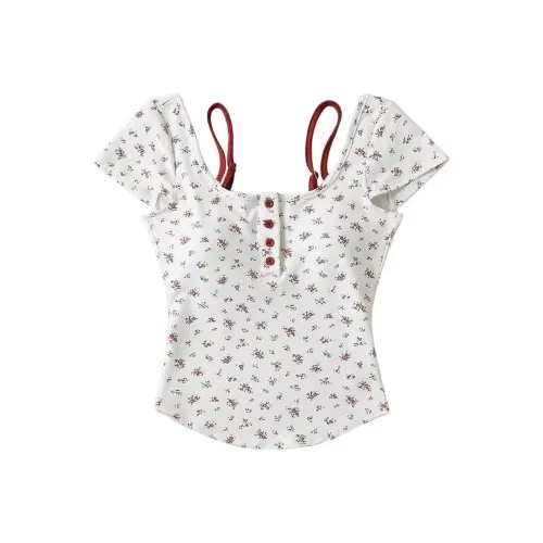 CANTALOVE Экрю Женские Т-рубашки