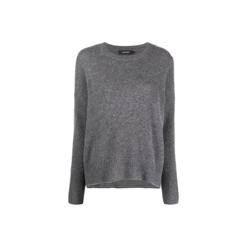 Lisa Yang Серый Женские Свитеры