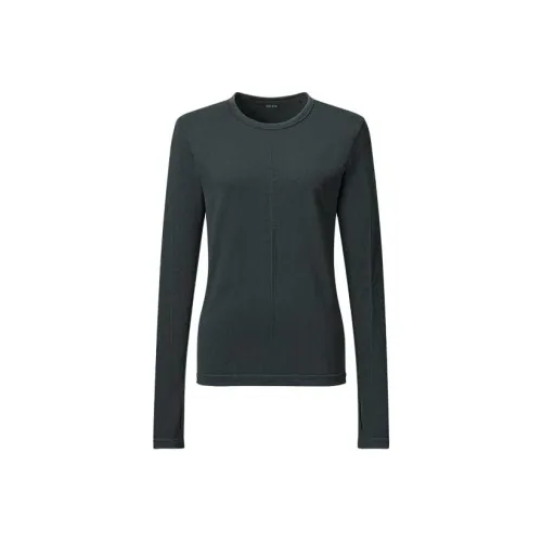 Uniqlo U Collection SS24 Рубашка с рукавом-кафтан Женская Темно-Серый