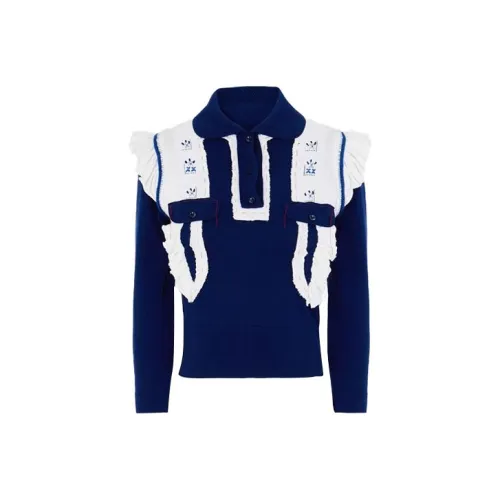 Maison Margiela FW21 Свитер Женский Синий