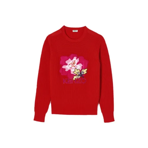 KENZO Женские свитеры красного цвета