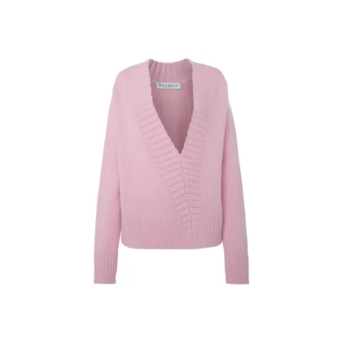 JW Anderson Светло-розовые Женские Свитеры