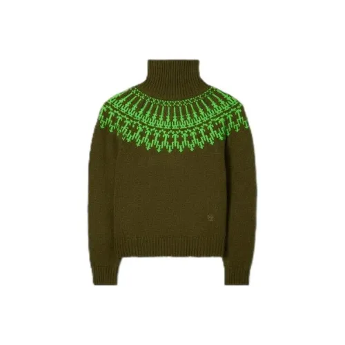 Tory Burch Свитер Женский Оливково-зеленый