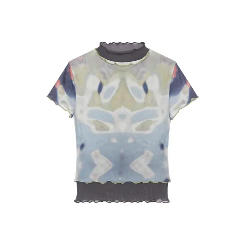 RUNTOTHEFUTURE Таинственный Океанический Женские Короткие Топы