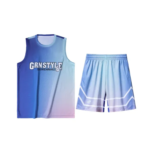 K Bird Баскетбольный костюм унисекс синий