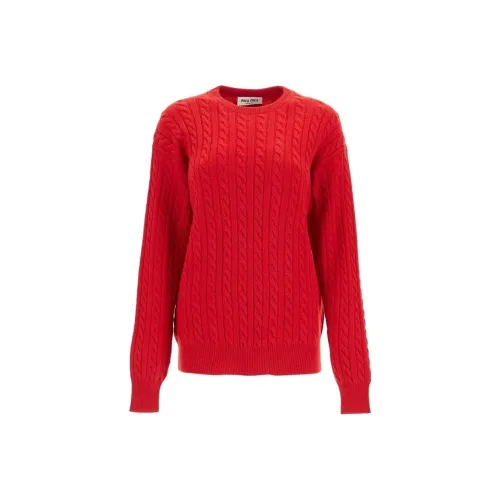 MIU MIU Красный Женские Свитеры